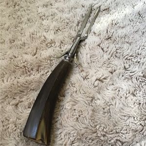 Vintage Horn Handled Meat Fork